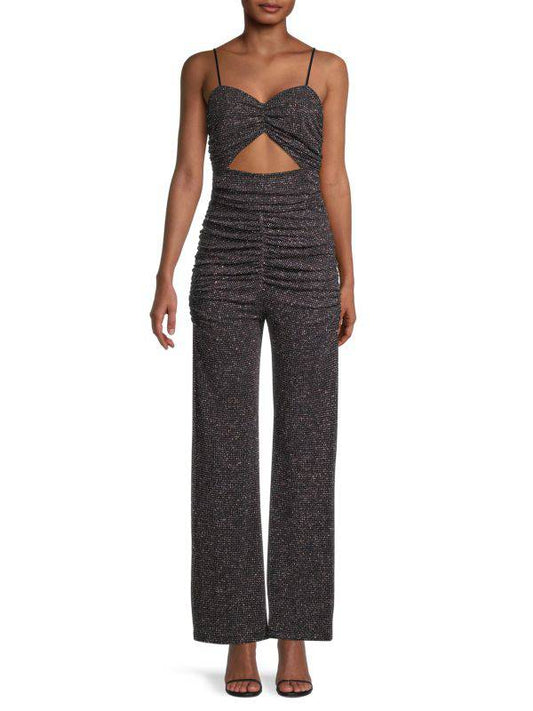 Margaux Cutout Stylish Glitter Jumpsuit